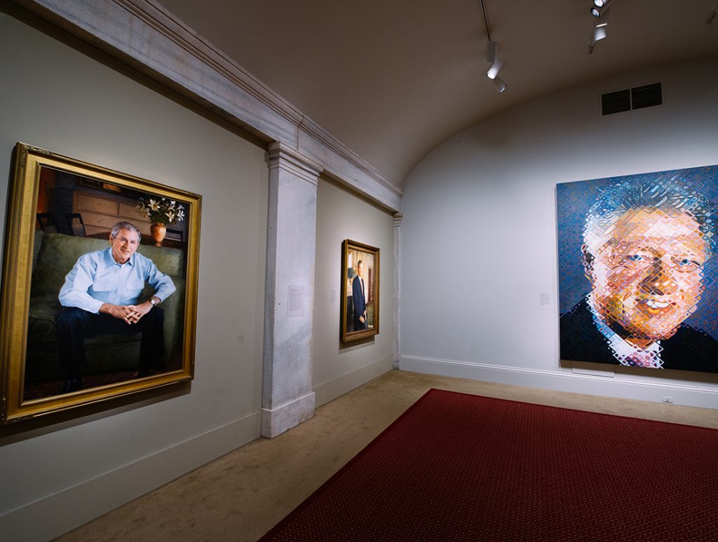 "America's president" a la National Portrait Gallery
