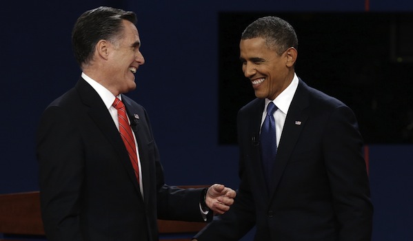 Mitt Romney et Barack Obama