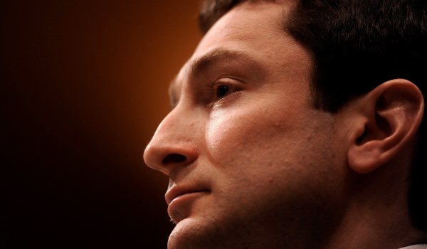 Fabrice Tourre, executive director of the structured products group trading for The Goldman Sachs Group testifies before Senate at a hearing on the role of investment banks during the financial crisis in Washington, DC, April 27, 2010..The CEO of Goldman Sachs and other executives from the Wall Street powerhouse are coming before Congress 10 days after the government accused the firm of fraud. (Pictured:Fabrice Tourre) Photo by Olivier Douliery /ABACAUSA.COM