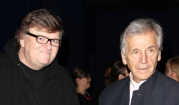 Michael Moore and Costa-Gavras (Director; Capital)