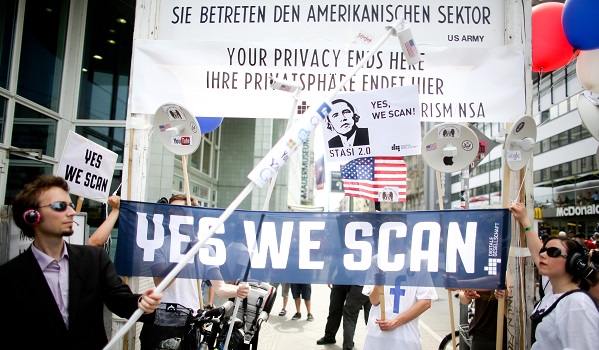 Demonstration Against US Internet Surveillance Program - Berlin
