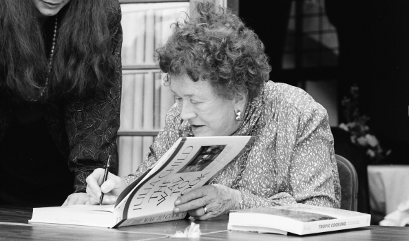 Julia Child, Miami Bookfair International, 1989