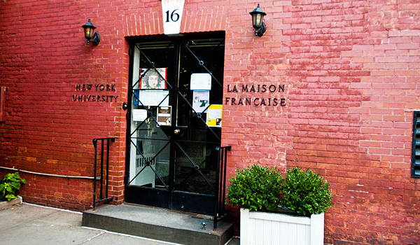 New York University, Institute of French Studies building at Washington Mews, Greenwich Village, Manhattan, New York City, USA,