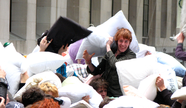 Pillow battle