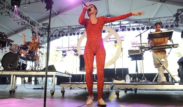 Yelle performs during the Coachella Valley Music & Arts Festival 2011 at the Empire Polo Club in Indio, CA, USA on April 17, 2011. Photo by Tiger/ABACAUSA.COM