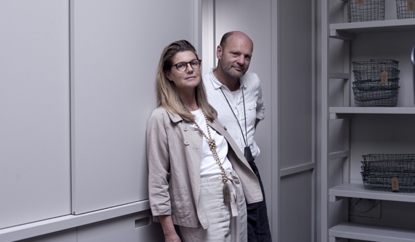 Paul and Sophie Yanacopoulos-Gross at their Brooklyn Store.