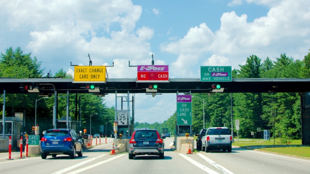 Rochester toll plaza on the Spaulding Turnpike (Rt. 16)