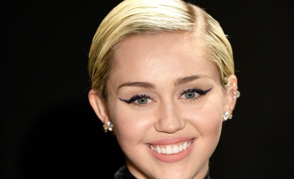 Miley Cyrus arrives at the Tom Ford Autumn/Winter 2015 Womenswear Collection Presentation at Milk Studios on February 20, 2015 in Los Angeles, California. Photo by Lionel Hahn/AbacaUsa.com