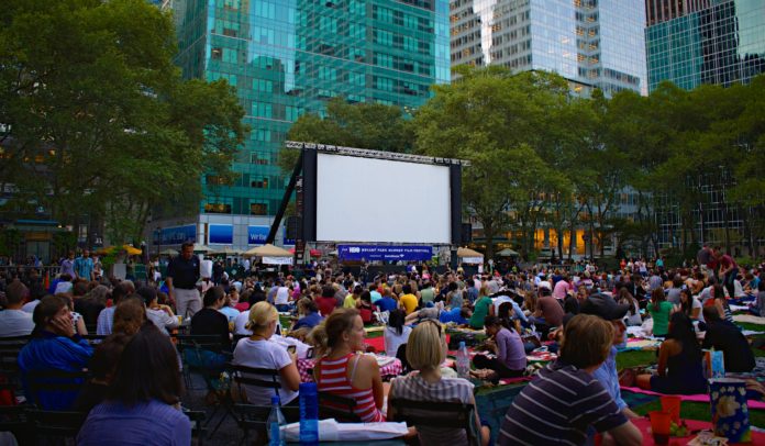 Ciné en plein air