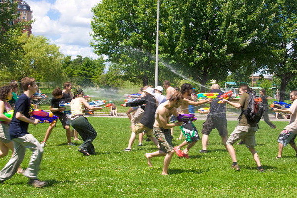 Water fight