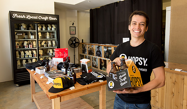 Sebastien Tron, co-founder and CEO of Hopsy Beer