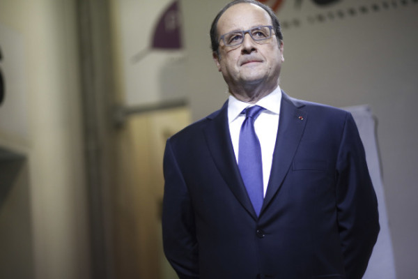 Inauguration du pavillon du Bio, Halle Bio au Marche de Rungis par le President de la Republique