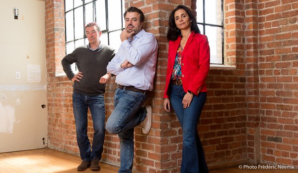 Carlos Diaz, Pierre Gaubil & Geraldine Le Meur, co-founders of The Refinery