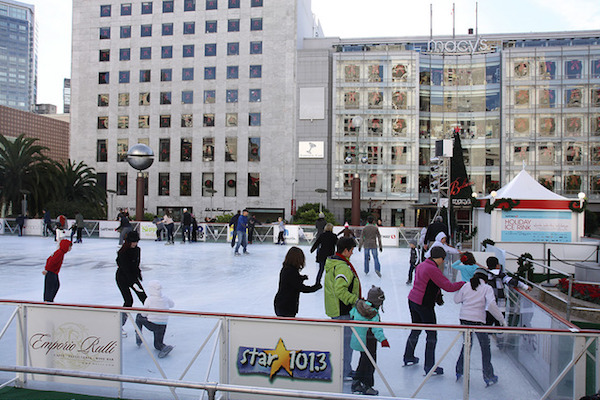 La patinoire sur Union Square