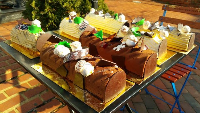 Buche de Noel a Patisserie Poupon