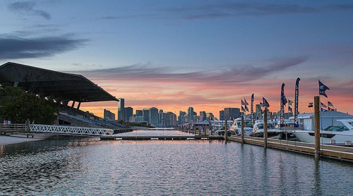 Miami Marina at Miami Boat Show