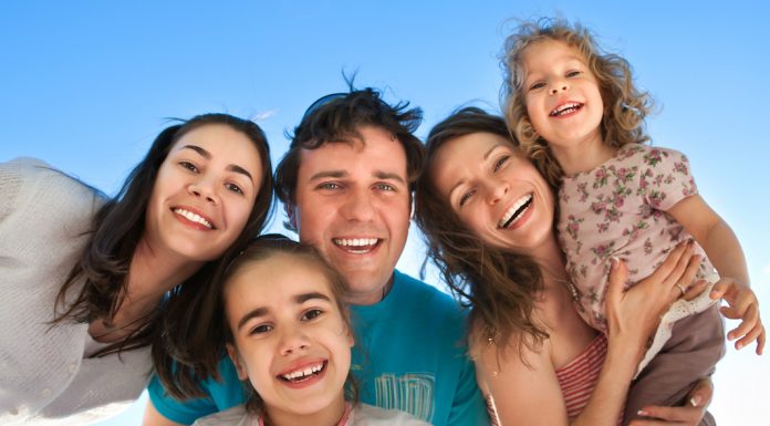 Happy friends having fun outdoors