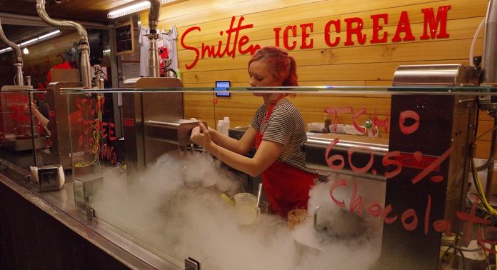 Smitten ice cream et ses glaces à l'azote liquide