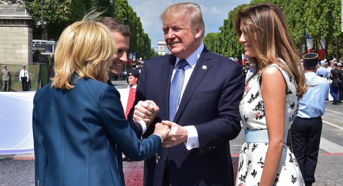 trump macron