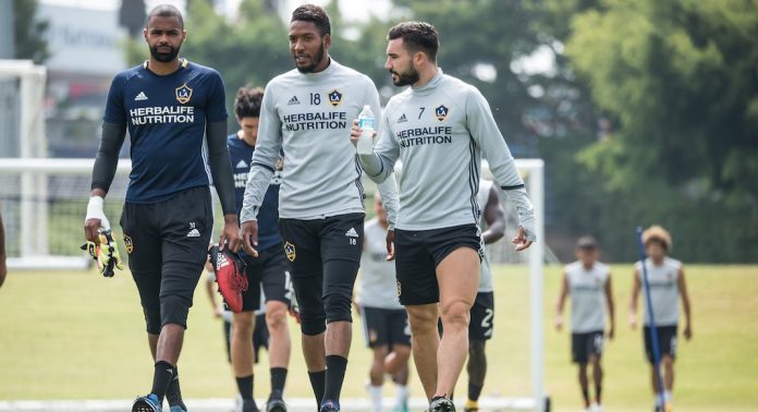 LA Galaxy Training Session.