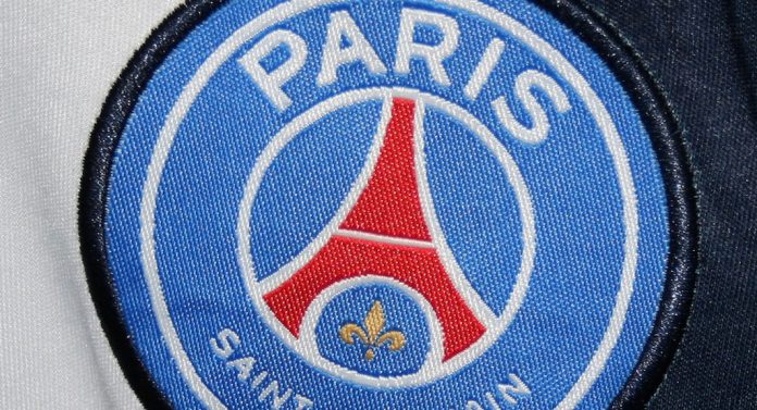 Paris Saint-Germain patch on counterfeit t-shirt
