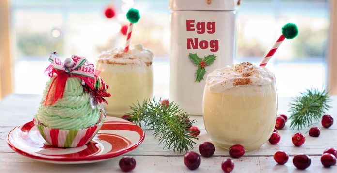 Eggnog lait de poule Noël