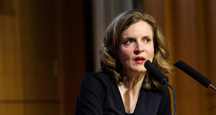 NKM pendant le Grand Oral à Sciences Po