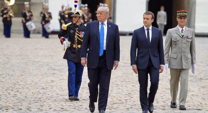 trump macron