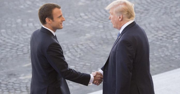 macron trump