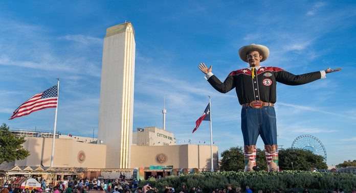 Big Tex lors de la Big Fair du Texas à Dallas - Crédit Photo Kevin Brown State Fair of Texas