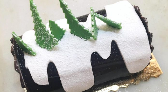 Double Chocolate Buche