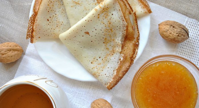 Crêpes sucrées pour la Chandeleur