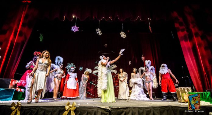 Santa's Cabaret Show by Erika Moon in the Gleason Room at the Fillmore Miami Beach at the Jackie Gleason Theater December 18, 2015
