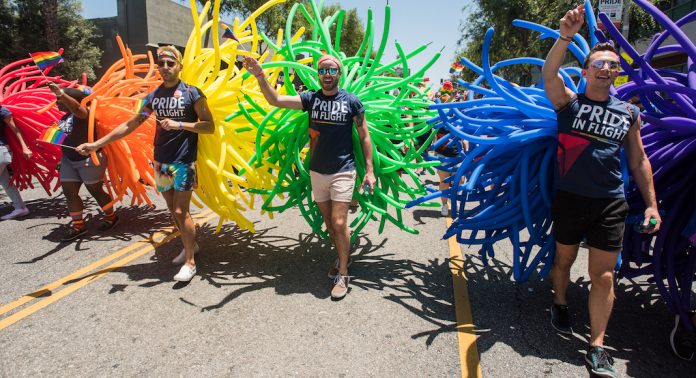 LA Pride Parade 2018 (Photo by Chris Tuite)