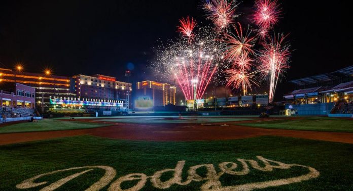 fireworks dodgers