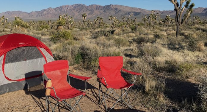 camping desert