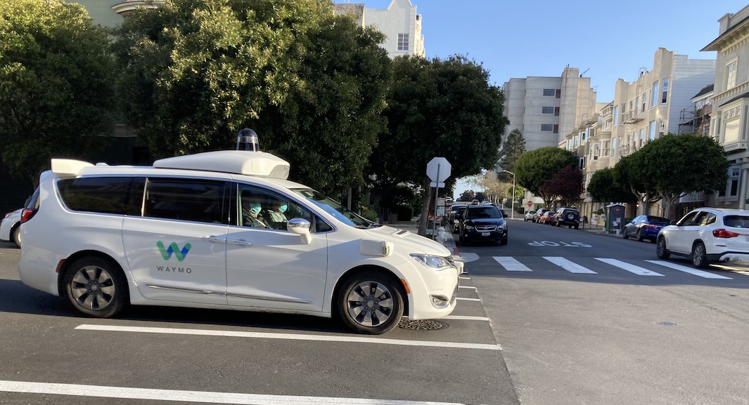 Un véhicule autonome à SF