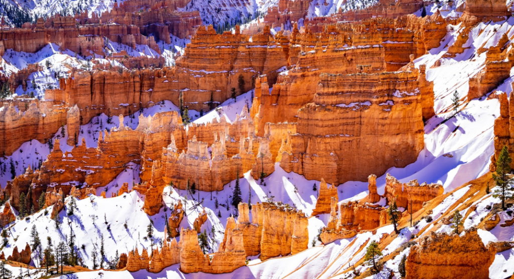 Bryce Canyon sous la neige