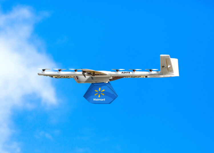 Livraison par drone de Wing et Walmart