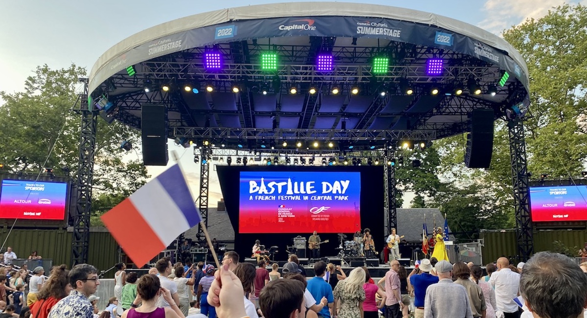 IAM and Magic System on Bastille Day program in Central Park