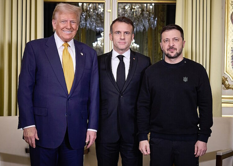 Rencontre Trump-Macron-Zelensky à l'Élysée - Wikimedia Commons