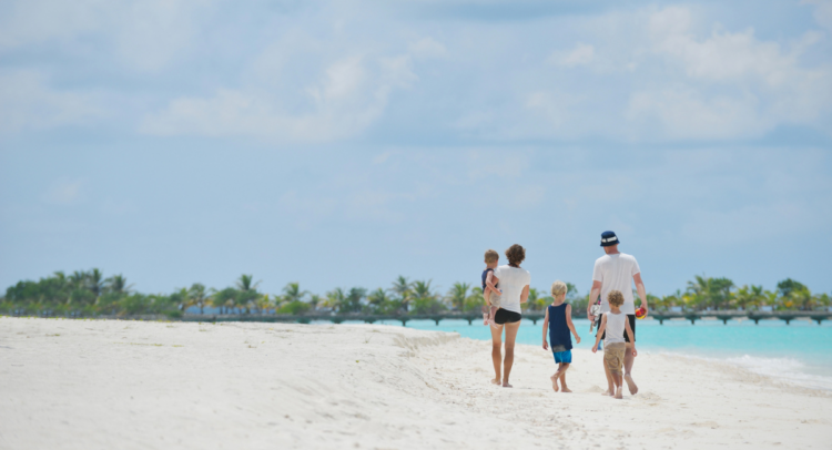 Plage en famille