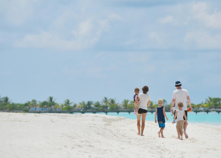 Plage en famille