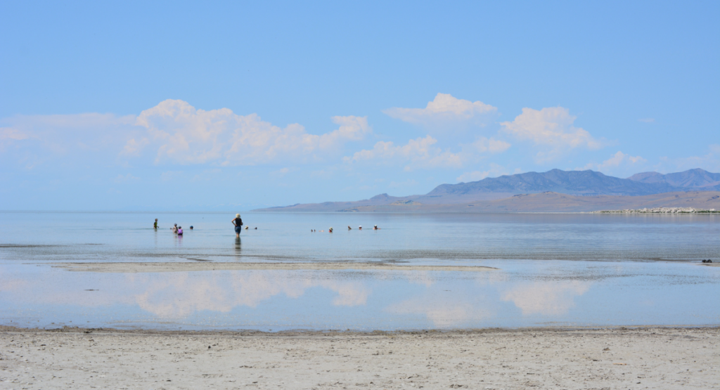 Plage à Antelope Island