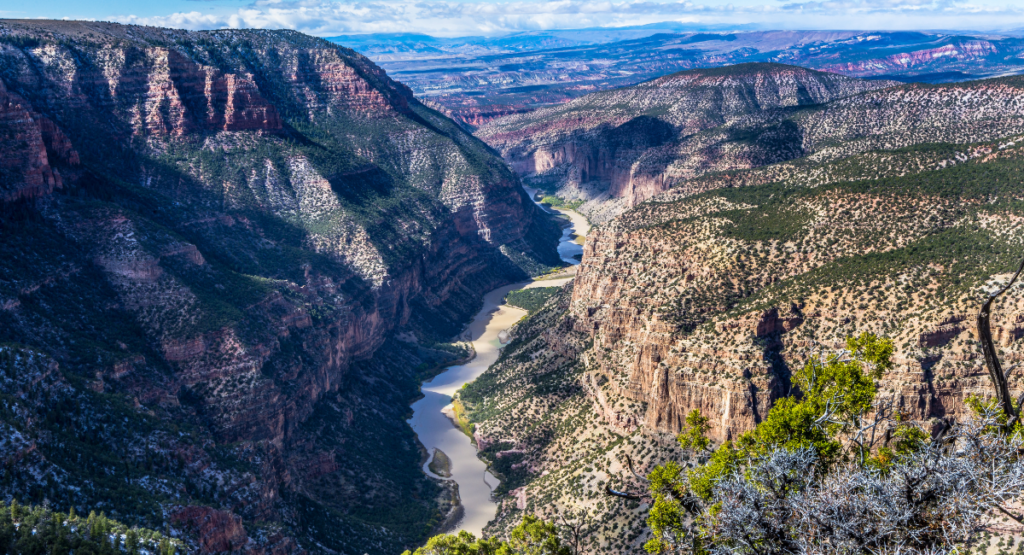 Point de vue sur Dinosaur National Monument